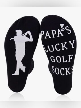 "Papa's Lucky Golf Socks" Men’s Socks